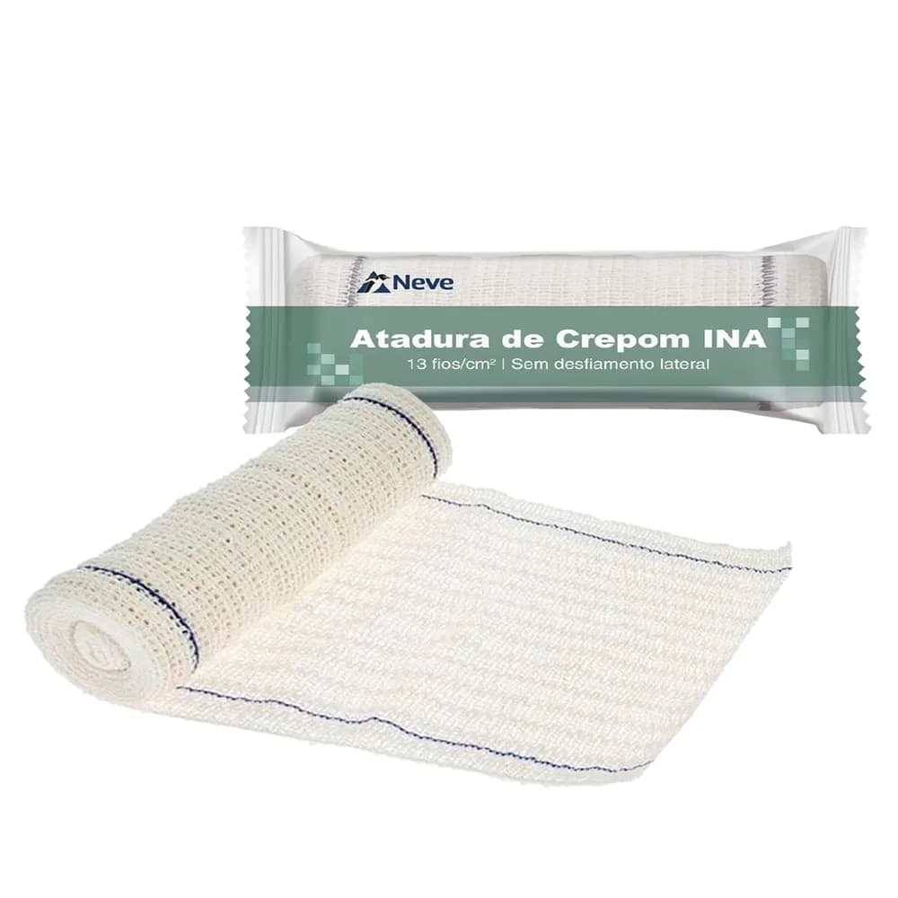 Atadura Crepe 20cm x 1,8m Neve