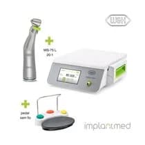 Kit Implantmed Plus com Contra-Ângulo Luz Led+ E Pedal Sem Fio