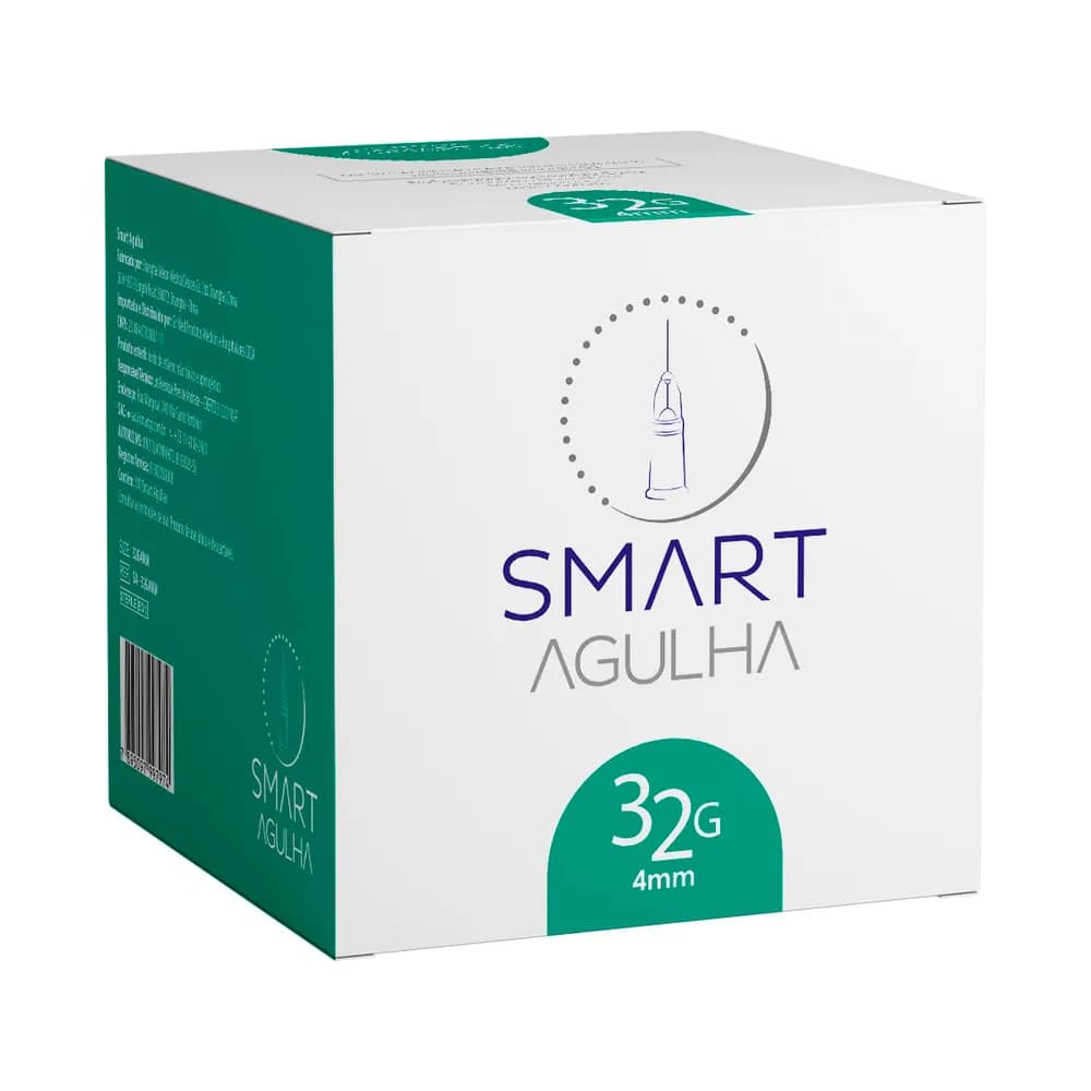 Smart Agulha de Lebel 32G 4mm cx c/ 100 unidades - Smart GR