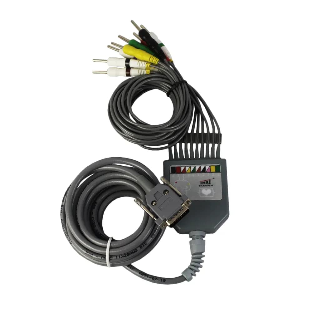 CABO PACIENTE 10 VIAS (TIPO PINO) PARA ECG 3 CANAIS EMAI