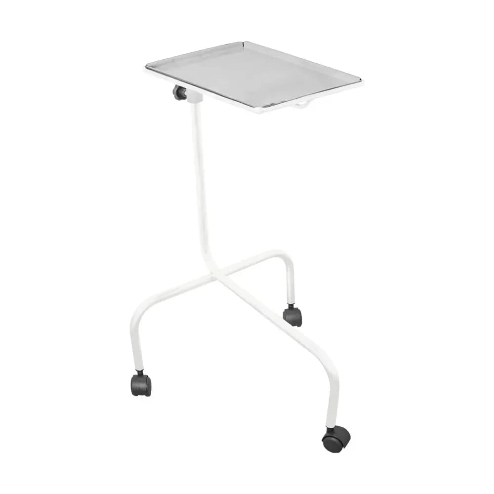 MESA MAYO HOSPITALAR BRANCA PARA INSTRUMENTOS MOVEISMED