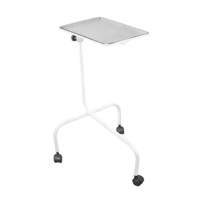 MESA MAYO HOSPITALAR BRANCA PARA INSTRUMENTOS MOVEISMED