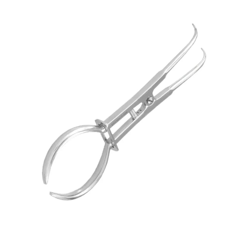PINÇA PALMER PORTA GRAMPO EM AÇO INOX TAM 17CM ABC