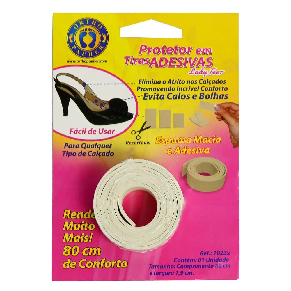PROTETOR EM TIRAS ADESIVAS LADY FEET ORTHO PAUHER