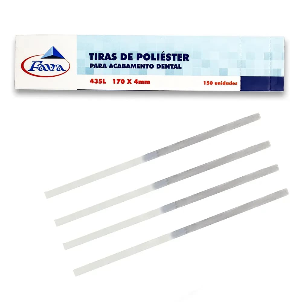 TIRA ABRASIVA DE POLIESTER FAVA COM 150 UN TAMANHO 170X4MM