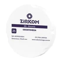 Disco de Zircônia ZirkOM ZZ 3D 25mm