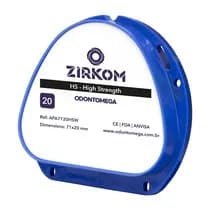 Disco de zircônia ZirkOM AG HS 20mm