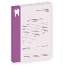 Atestado Linha Class Arabescos Dental Roxo