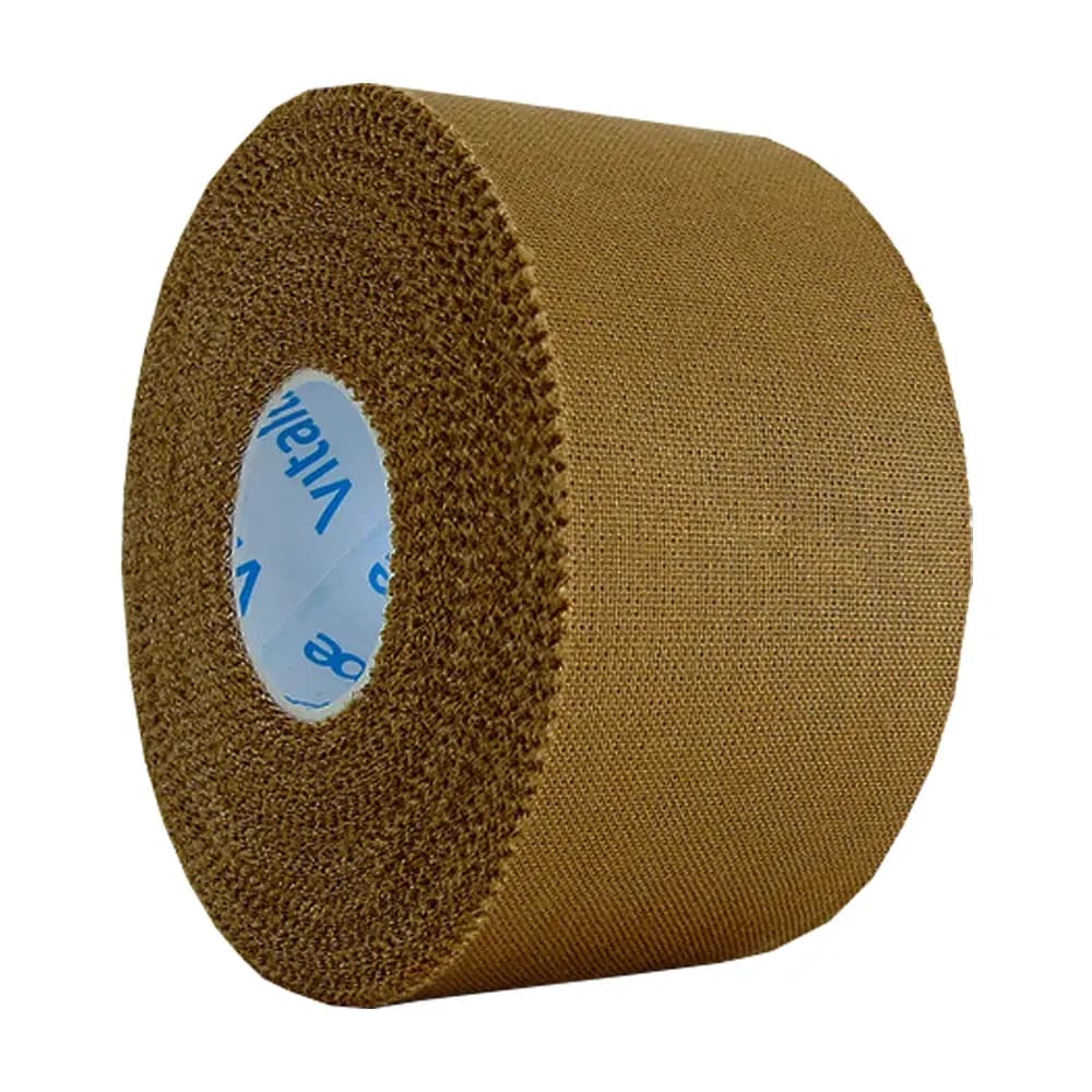 BANDAGEM ADESIVA RAYON NÃO ELÁSTICA BEGE 13MX3,8CM VITALTAPE