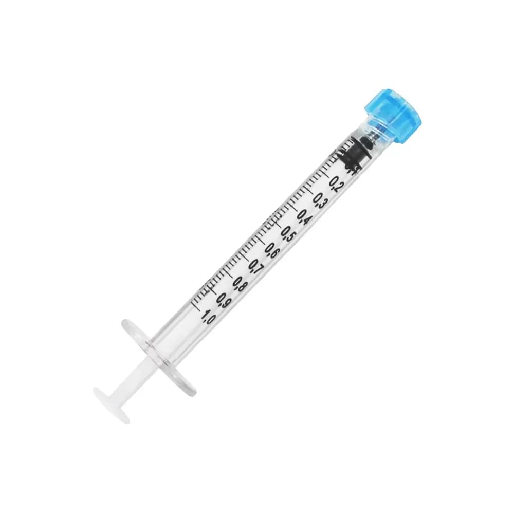 SERINGA DE CRISTAL LUER LOCK RESÍDUO ZERO S/ AGULHA 01ML SR