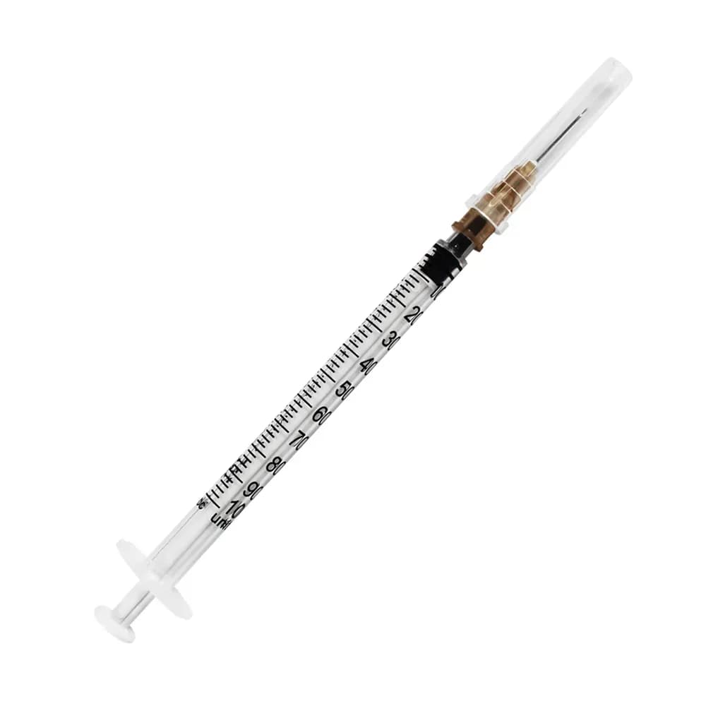 SERINGA INSULINA SLIP COM AGULHA 0,45X13 26G 1ML 100UN WILTEX