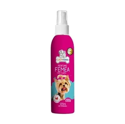 PERFUME PET FÊMEA CÃES E GATOS 120ML LADY & MAYA