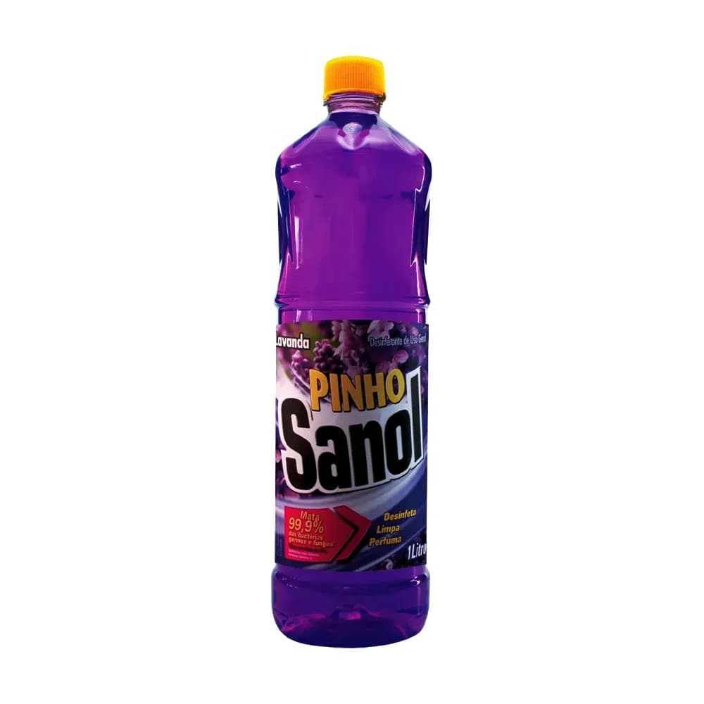 PINHO DESINFETANTE LAVANDA ELIMINA 99,9% BACTÉRIAS 1L SANOL
