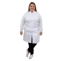 Jaleco Feminino Plus Size Unik Branco - FunWork