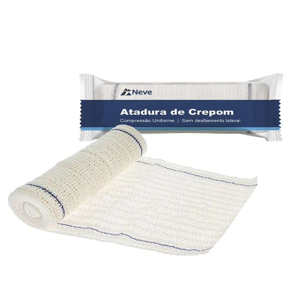 Atadura Crepe 12cm x 1,8m Neve