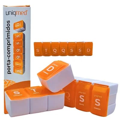 Porta Comprimidos Dias da Semana - Uniqmed
