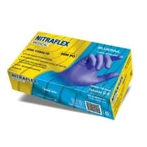 Luva para Procedimento Nitrilo Nitraflex Medical Azul Cobalto Sem Pó - Bluesail