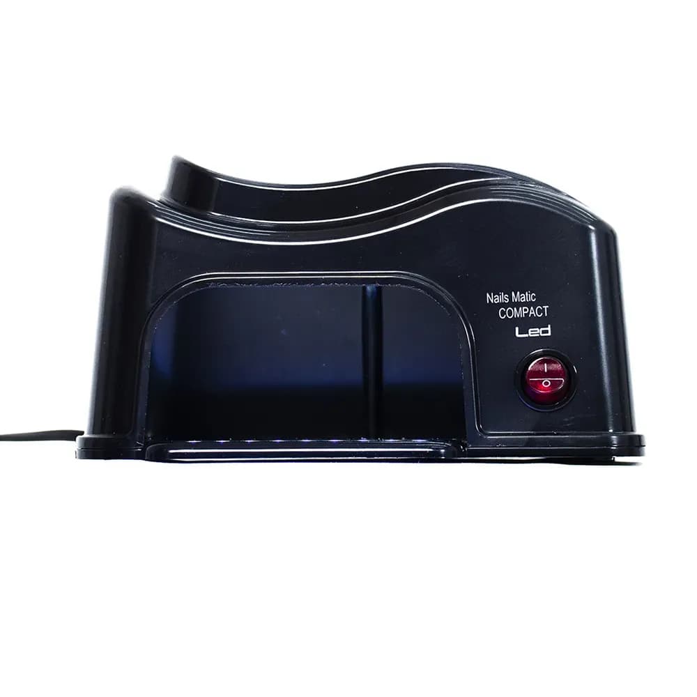 CABINE DE UNHA DE GEL E ACRIGEL LED PORTÁTIL PRETO MEGA BELL