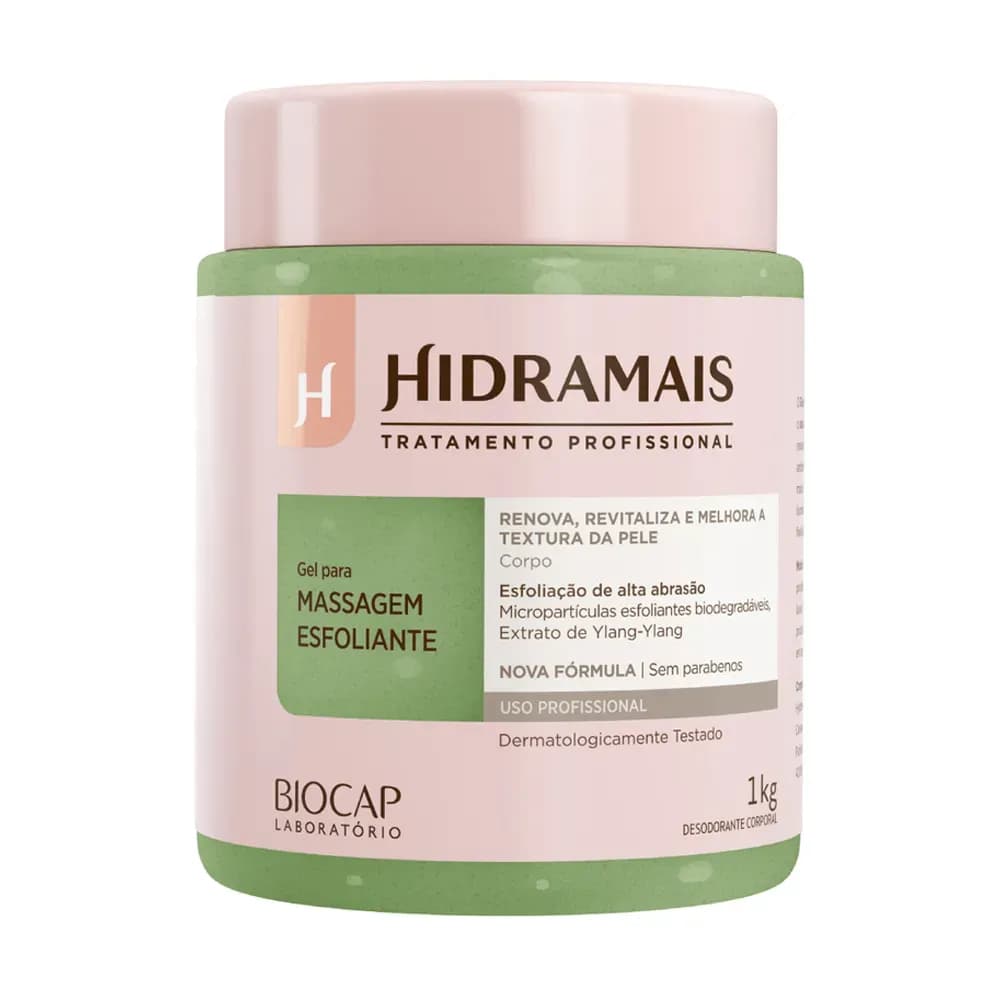 GEL ESFOLIANTE COM EXTRATO DE GUARANÁ 1KG HIDRAMAIS