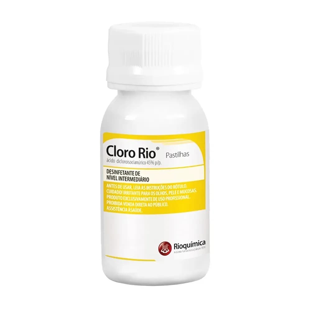 PASTILHAS DESINFETANTES COM CLORO ORGÂNICO 10G RIOQUÍMICA