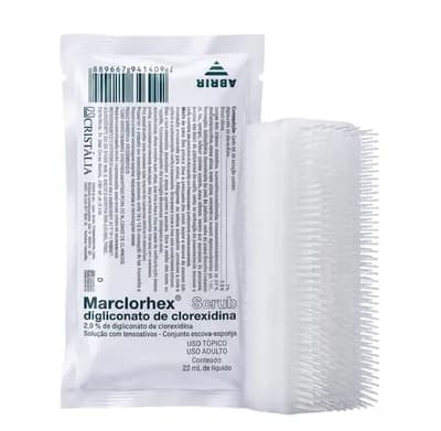 Escova para Assepsia das Mãos com Clorexidina 2% (Marclorhex) Unidade - Cristália