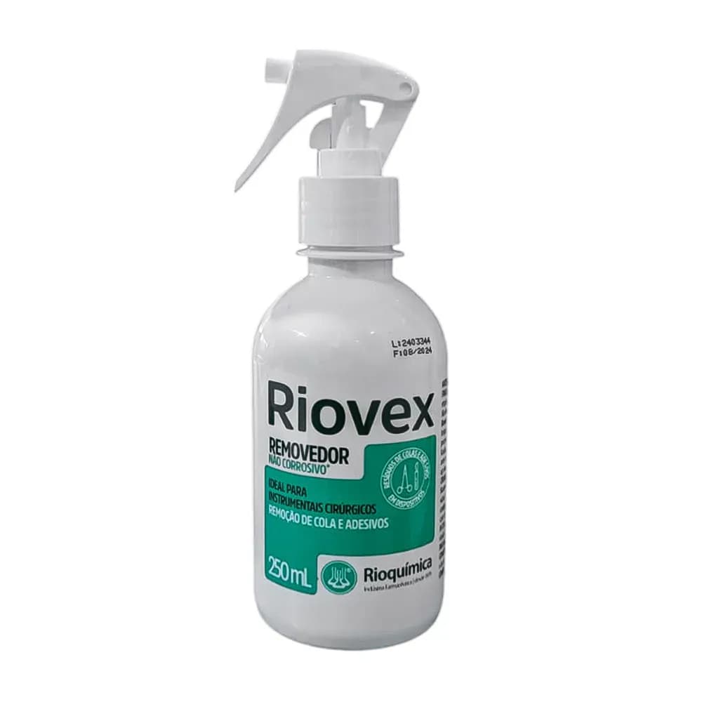 RIOVEX REMOVEDOR COLA E ADESIVO DE SUPERFÍCIES E INTRUMENTOS 250ML RIOQUÍMICA