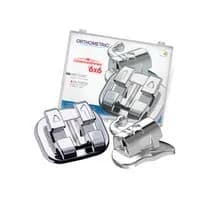 Bráquete de Aço Advanced Series MBT 022 1 Caso 6x6 com Gancho 20unid. + Tubo 4unid. - Orthometric