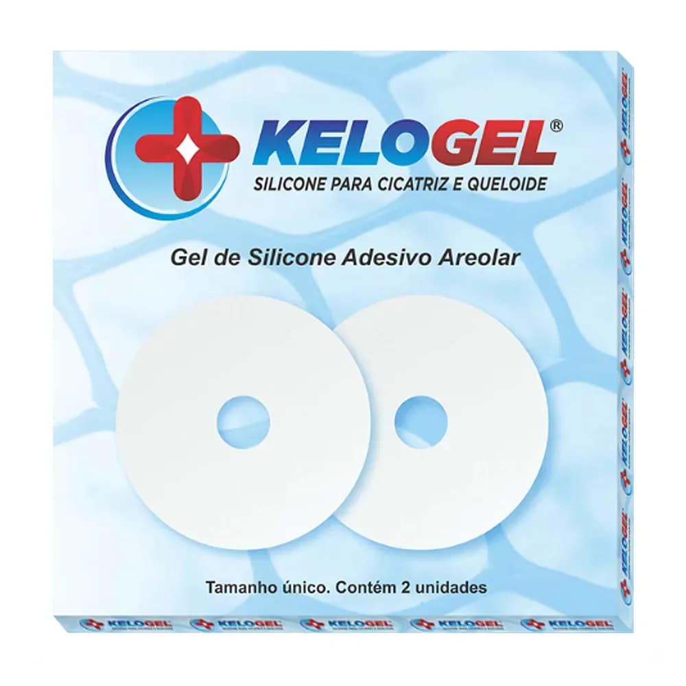 CURATIVO AREOLAR EM SILICONE CICATRIZ E QUELOIDE 2UN KELOGEL