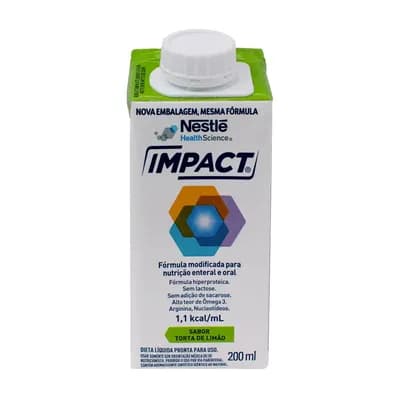 DIETA NUTRIÇÃO ENTERAL IMPACT TORTA DE LIMÃO 200ML NESTLE