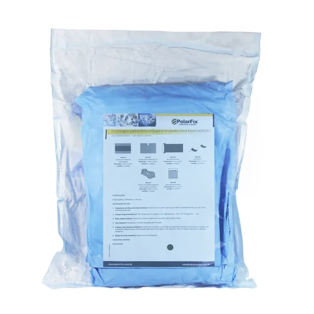 KIT CIRÚRGICO ESTÉRIL ORTOPÉDICO GERAL JOELHO/OMBRO POLARFIX