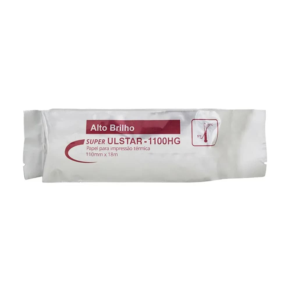 PAPEL IMPRIMIR ULTRASSOM ULSTAR-1100HG 110MMX18M DURICO