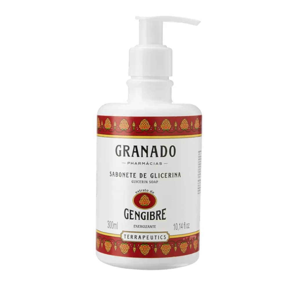 SABONETE LÍQUIDO GLICERINA GENGIBRE 300ML GRANADO