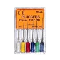 Condensador Gutapercha Finger Pluger 25mm Nº 15-40 6unid. - Mani