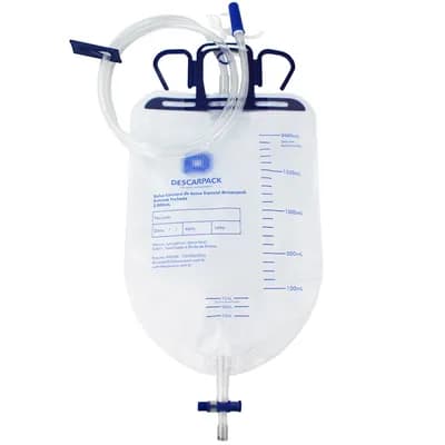 BOLSA COLETORA DE URINA ESPECIAL 2 LITROS 2000ML DESCARPACK