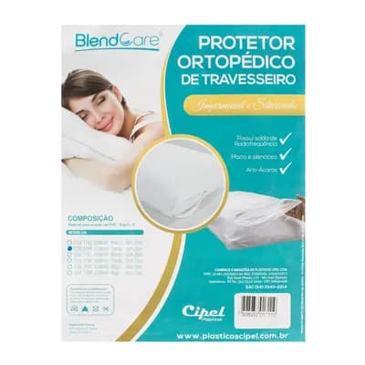 PROTETOR ORTOP. TRAVESSEIRO 0,08MM 50X70CM FRONHA BLENDCARE