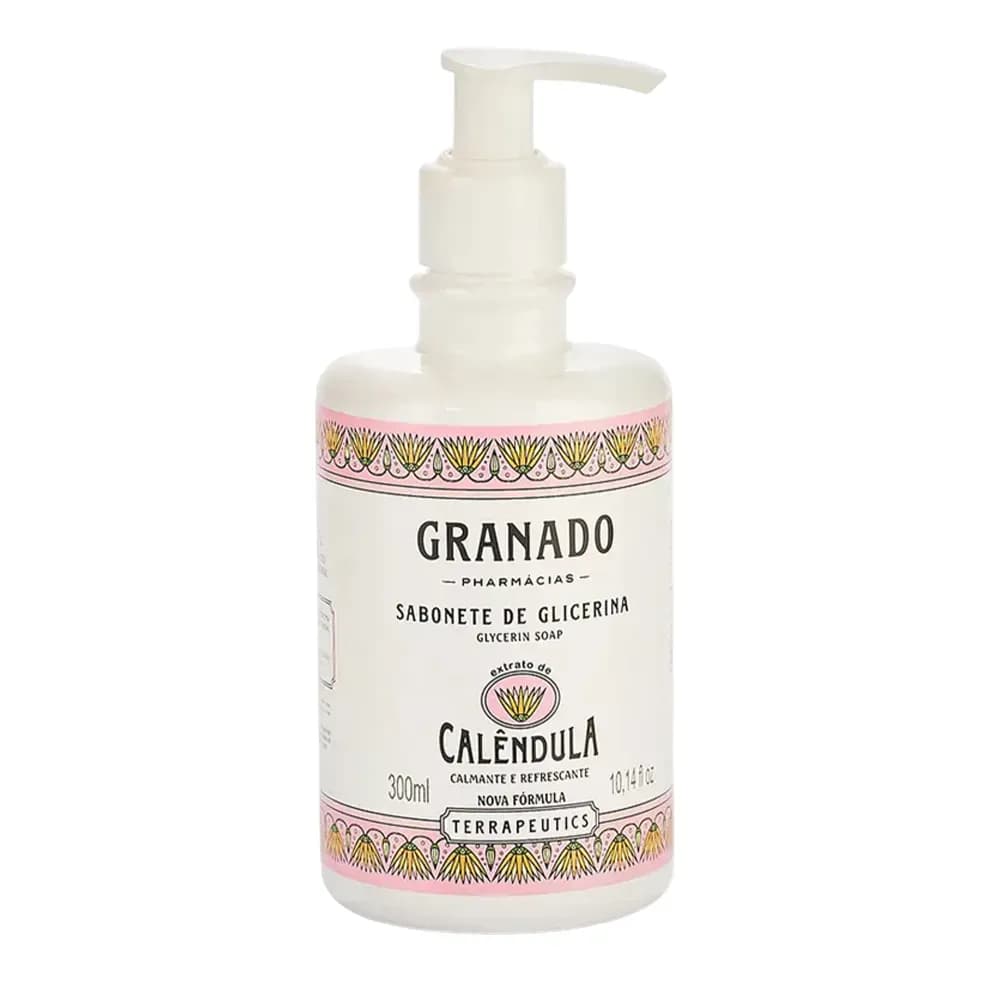 SABONETE LÍQUIDO GLICERINA CALÊNDULA DE 300ML GRANADO