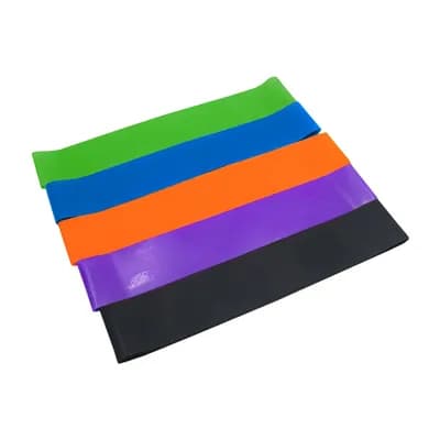 CONJUNTO DE MINI FAIXAS DE EXERCÍCIOS C/05UN SUPERMEDY