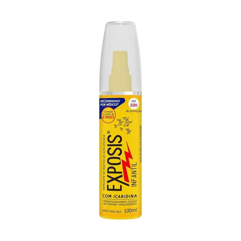 REPELENTE DE INSETOS INFANTIL COM ICARIDINA 100ML EXPOSIS