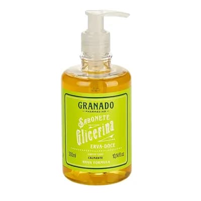 SABONETE LÍQUIDO DE GLICERINA ERVA-DOCE 300ML GRANADO