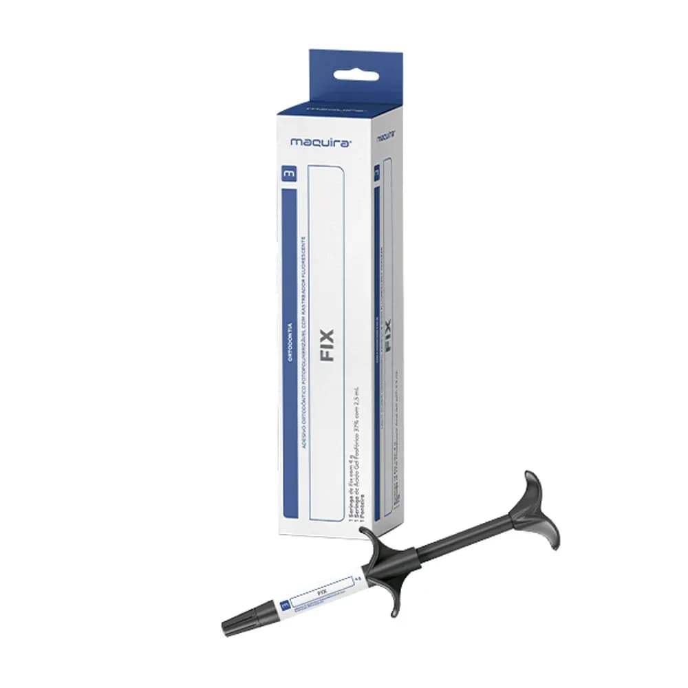 ADESIVO ORTODÔNTICO ÁCIDO GEL 37% SERINGA 2,5ML FIX MAQUIRA