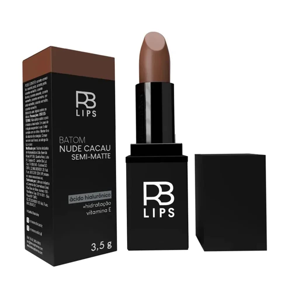 BATOM ÁCIDO HIALURÔNICO NUDE CACAU 3,5G RB LIPS RENNOVA