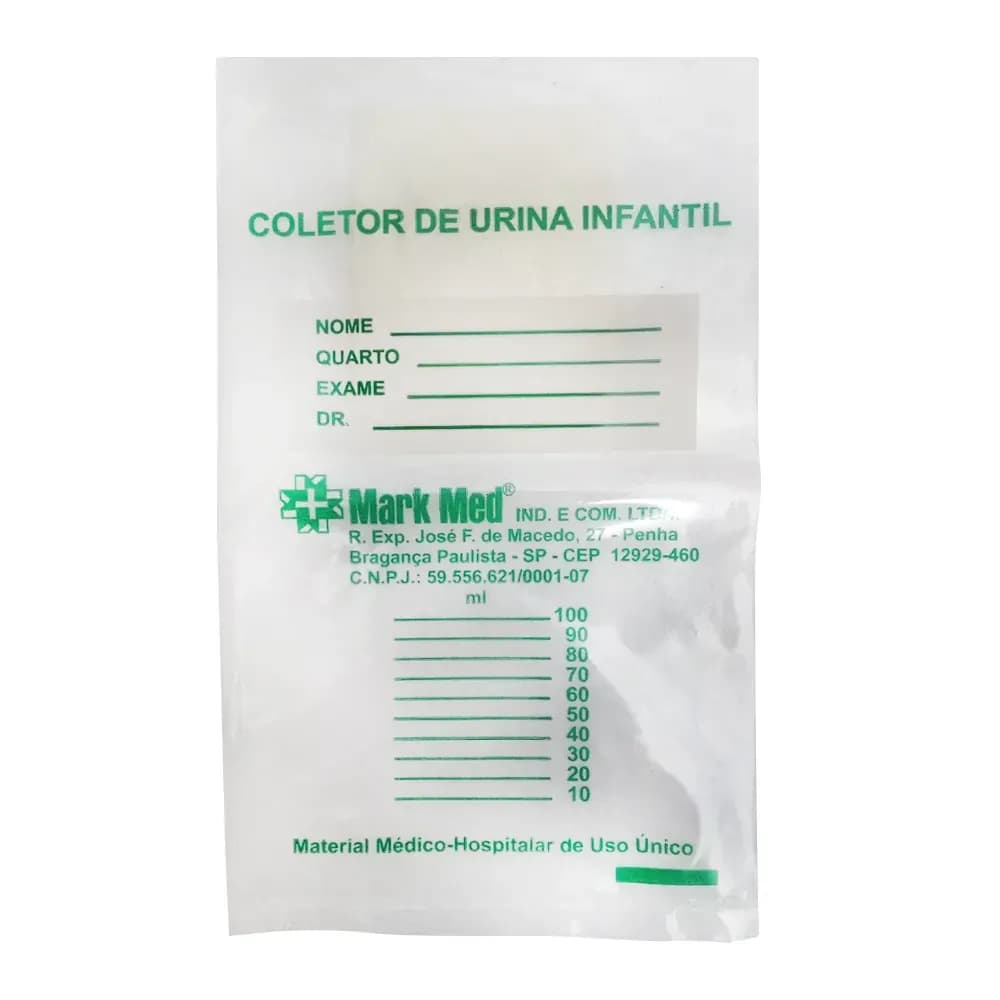 COLETOR DE URINA INFANTIL EST UNISSEX 100ML MARK MED