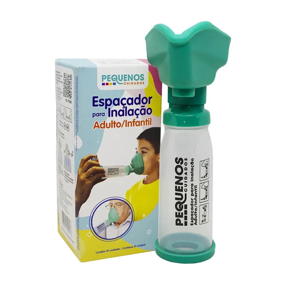 ESPAÇADOR PARA BOMBINHA COM MÁSCARA ADULTO E INFANTIL 150ML AGPMED