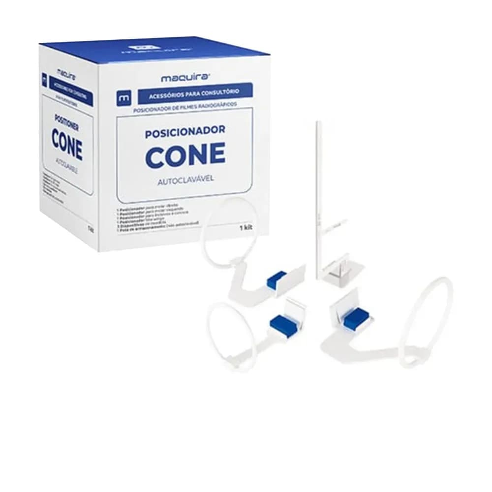 KIT POSICIONADOR DE FILMES CONE AUTOCLAVÁVEL ADULTO MAQUIRA