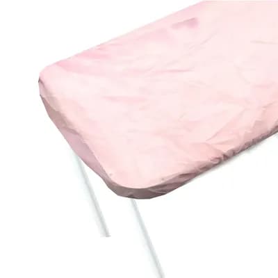 LENÇOL TNT COM ELÁSTICO 20GM ROSA 210X90CM 10UN PROTDESC