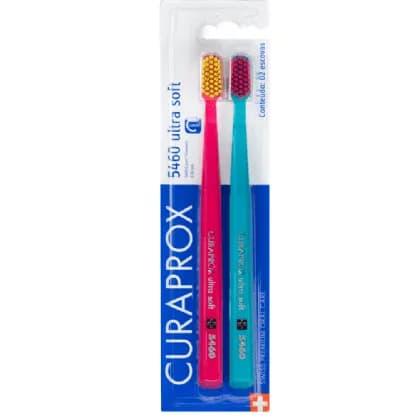 Escova Curaprox Ultrasoft Duo CS5460D com 2UN Cores Sortidas