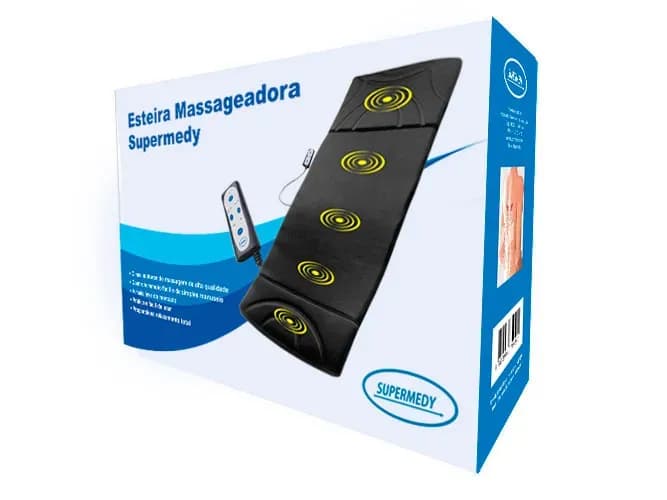 ESTEIRA MASSAGEADORA ANATÔMICA SUPERMEDY