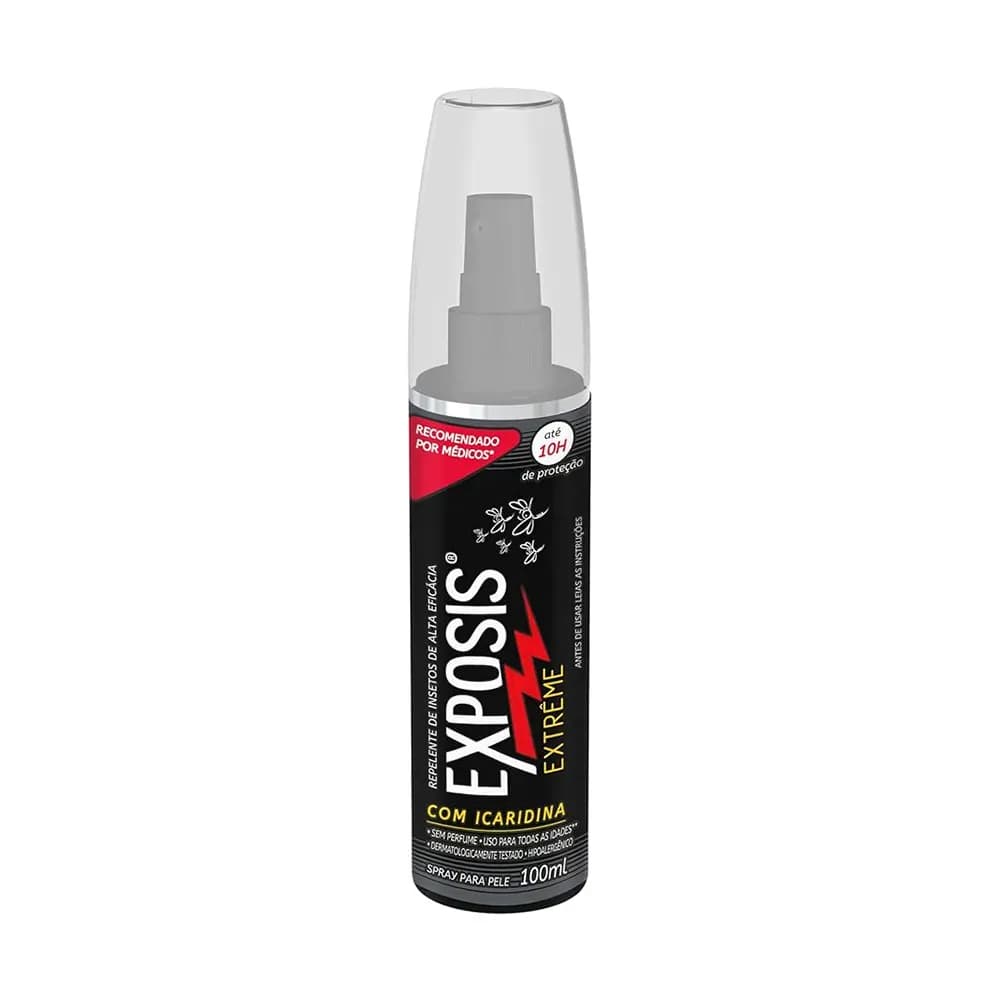 REPELENTE DE INSETOS SPRAY COM ICARIDINA 100ML EXPOSIS