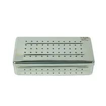 Estojo para Esterilização Inox 28x14x6cm Perfurado - Fava