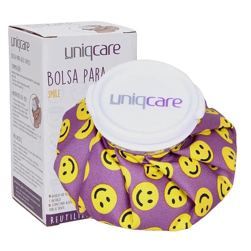 Bolsa de Gelo Smile 650ml - Uniqcare